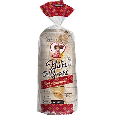PÃO TRADICIONAL NUTRI DEL GRANO NUTRIPAR 500G