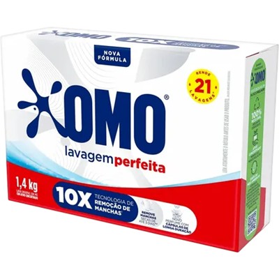 SABÃO EM PÓ LAVAGEM PERFEITA OMO 1,4KG