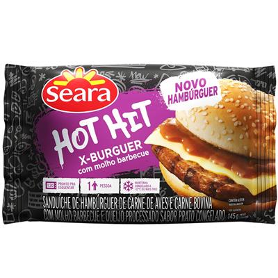 SANDUÍCHE HOT HIT X-BARBECUE SEARA 145G