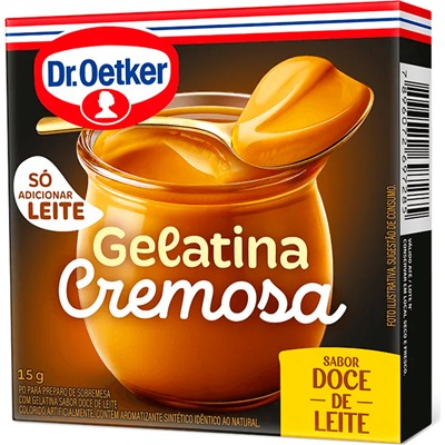 GELATINA PÓ DOCE DE LEITE CREMOSO DR. OETKER 15G