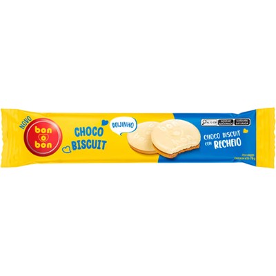 BISCOITO CHOCO BISCUIT BEIJINHO BON O BON 76G