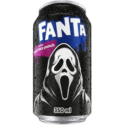 REFRIGERANTE SABOR GHOST FACE PUNCH FANTA 350ML