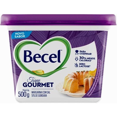 MARGARINA COM SAL TOQUE GOURMET BECEL 500G
