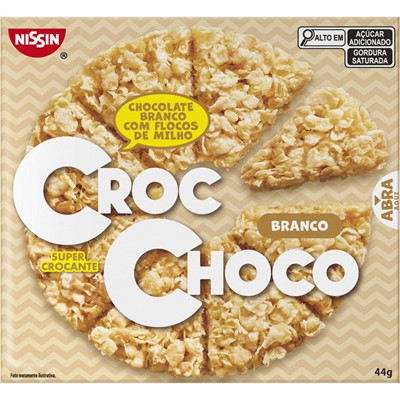 CHOCOLATE BRANCO CROC CHOCO NISSIN 44G