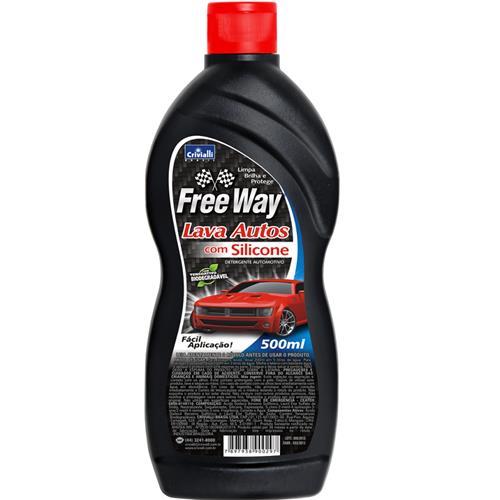 SHAMPOO FREE WAY LAVA AUTOS COM SILICONE 500ML