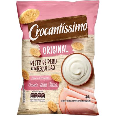 SNACK PEITO DE PERU E REQUEIJÃO CROCANTÍSSIMO 40G