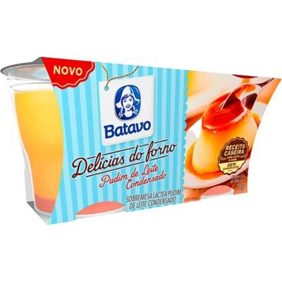SOBREMESA LÁCTEA PUDIM DE LEITE BATAVO 200G 2UN