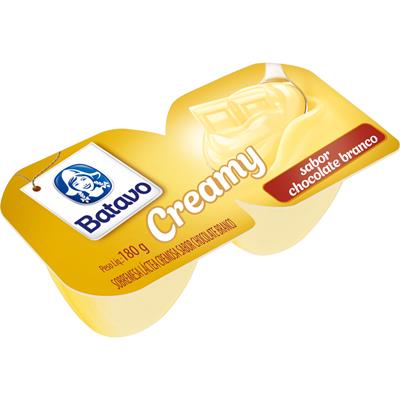 SOBREMESA LÁCTEA DE CHOCOLATE BRANCO BATAVO 180G