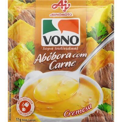 SOPA INDIVIDUAL SABOR ABÓBORA COM CARNE VONO 17G