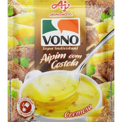 SOPA INDIVIDUAL SABOR AIPIM COM COSTELA VONO 18G