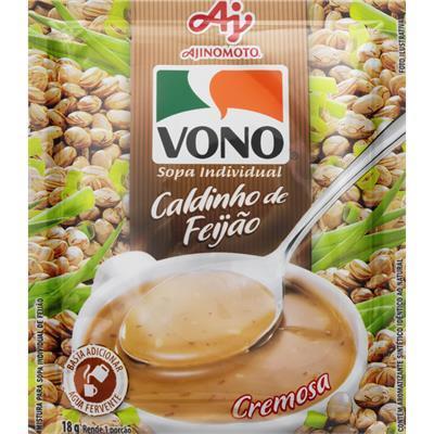 SOPA INDIVIDUAL SABOR CALDINHO DE FEIJÃO VONO 18G