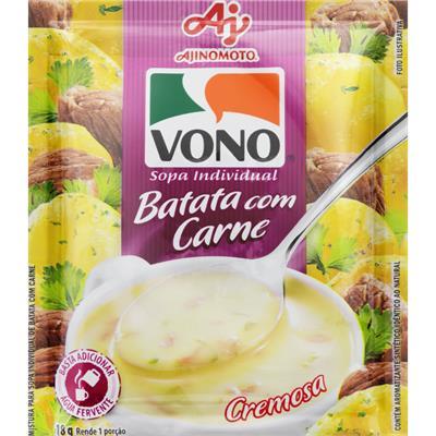 SOPA INDIVIDUAL SABOR BATATA COM CARNE VONO 18G