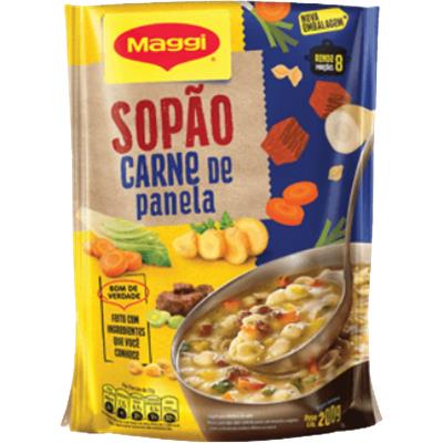 SOPÃO SABOR CARNE DE PANELA MAGGI 200G