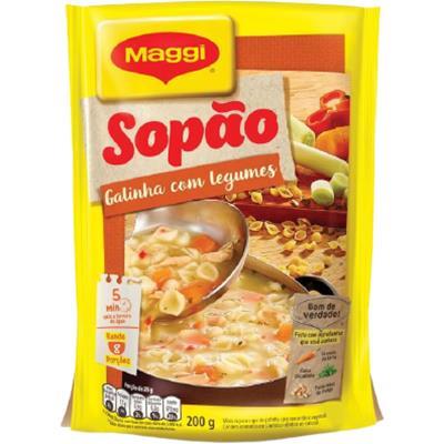 SOPÃO SABOR GALINHA COM LEGUMES MAGGI 200G