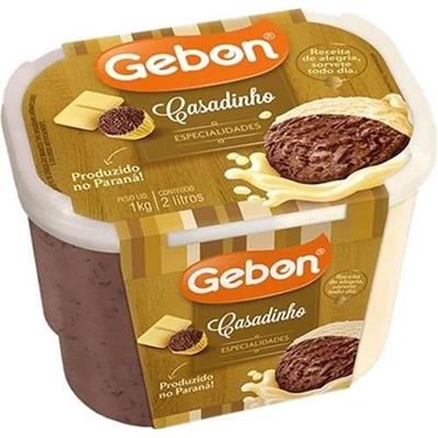 SORVETE SABOR CASADINHO ESPECIALIDADES GEBON 2L