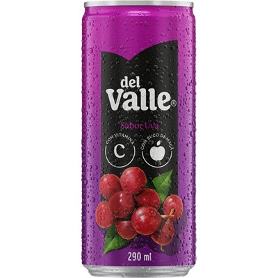 SUCO SABOR UVA LIGHT DEL VALLE 290ML