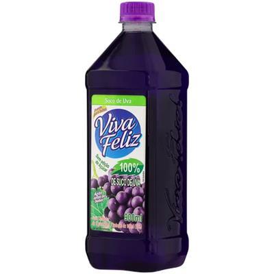 SUCO INTEGRAL SABOR UVA VIVA FELIZ 900ML