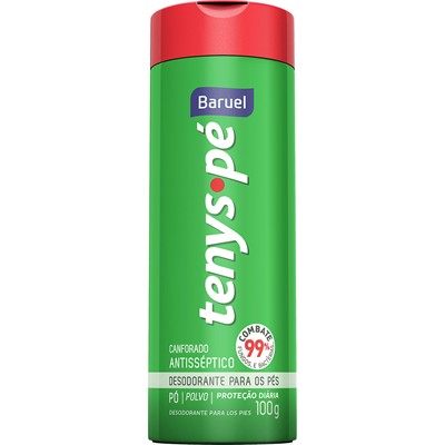 DESODORANTE PÓ PARA PÉS ANTISSÉPTICO TENYS PÉ 100G