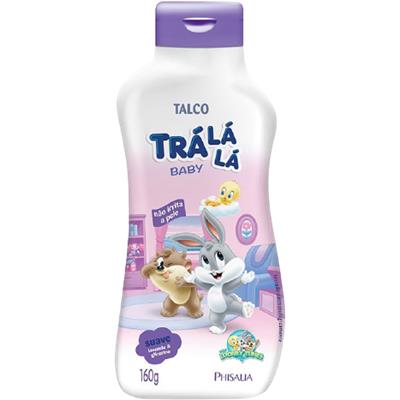 TALCO SUAVE DE LAVANDA E GLICERINA TRÁ LÁ LÁ 160G