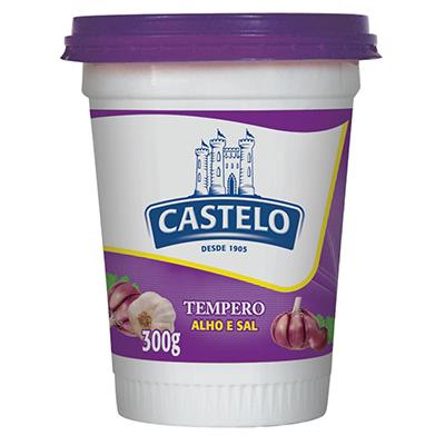 TEMPERO ALHO E SAL CASTELO 300G 