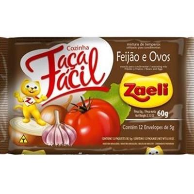 TEMPERO FAÇA FÁCIL FEIJÃO E OVOS ZAELI 60G