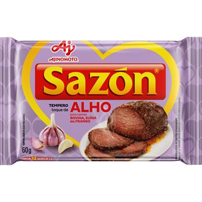 TEMPERO PARA CARNES TOQUE DE ALHO SAZÓN 60G