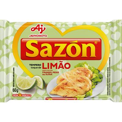 TEMPERO PARA CARNES COM TOQUE DE LIMÃO SAZÓN 60G