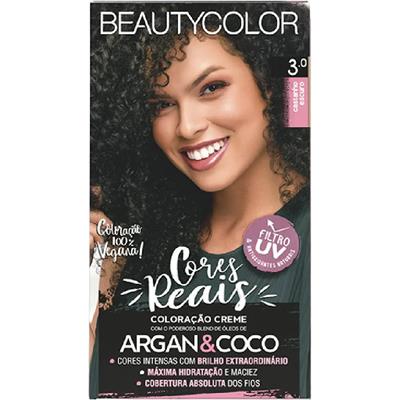 TINTA PARA CABELO CASTANHO ESCURO 3.0 BEAUTYCOLOR