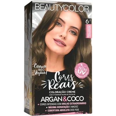 KIT COLORAÇÃO LOURO ESCURO ACINZANTADO BEAUTYCOLOR