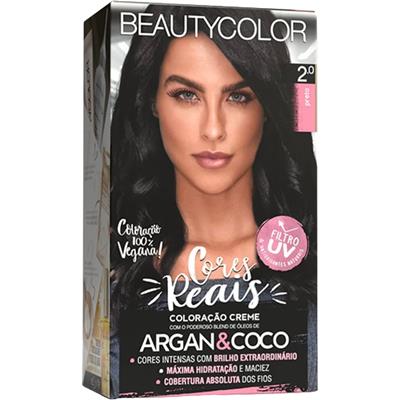 TINTA PARA CABELO PRETO 2.0 BEAUTYCOLOR