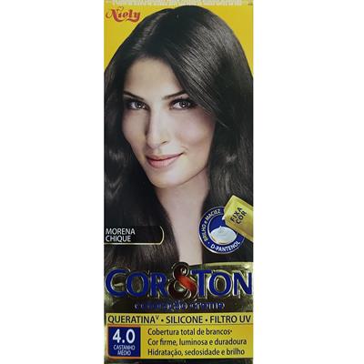TINTA DE CABELO CASTANHO MÉDIO COR&TON 125G 