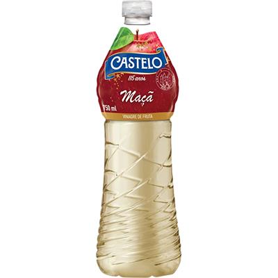 VINAGRE DE FRUTA SABOR MAÇÃ CASTELO 750ML