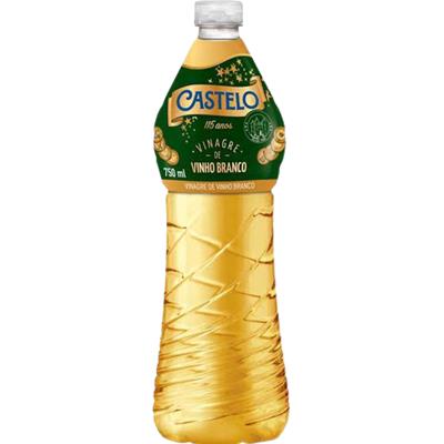 VINAGRE DE VINHO BRANCO CASTELO 750ML