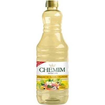 VINAGRE DE ÁLCOOL COLORIDO CHEMIM 750ML 