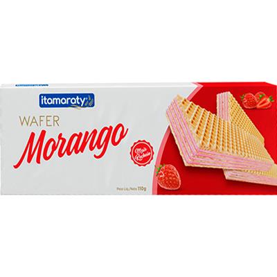 WAFER SABOR MORANGO ITAMARATY 110G