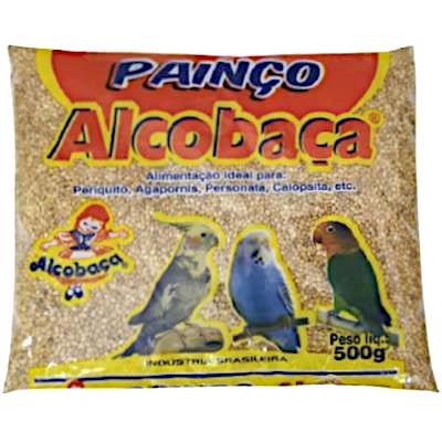 PAINÇO PARA PERIQUITO AGAPORNIS ALCOBAÇA 500G
