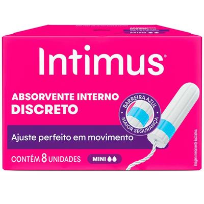 ABSORVENTE INTERNO DISCRETO MINI INTIMUS 8UN