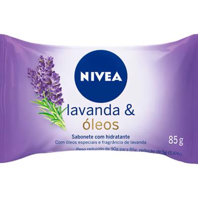 SABONETE COM HIDRATANTE LAVANDA & ÓLEOS NIVEA 85G