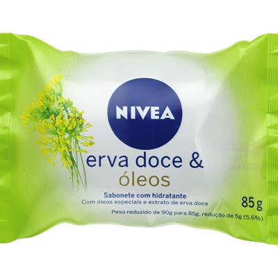 SABONETE HIDRATANTE ERVA DOCE & ÓLEOS NIVEA 85G