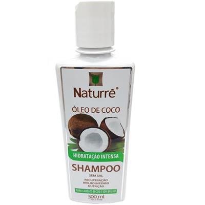 SHAMPOO SEM SAL ÓLEO DE COCO NATURRÊ 300ML