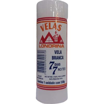VELA BRANCA 7 DIAS 7 NOITES LONDRINA 330G 1UN