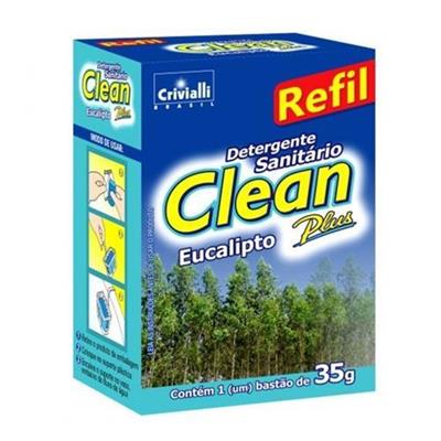 DETERGENTE SANITÁRIO CLEAN PLUS EUCALIPTO 1UN 35G
