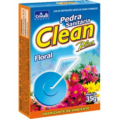 PEDRA SANITÁRIA FLORAL CLEAN PLUS 35G