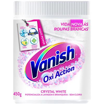 TIRA MANCHAS BRANQUEADOR CRYSTAL WHITE VANISH 450G