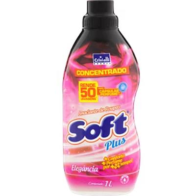AMACIANTE CONCENTRADO ELEGÂNCIA SOFT PLUS 500ML