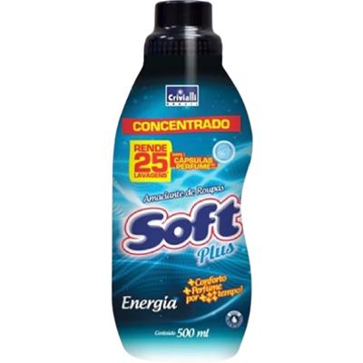 AMACIANTE CONCENTRADO ENERGIA SOFT PLUS 500ML