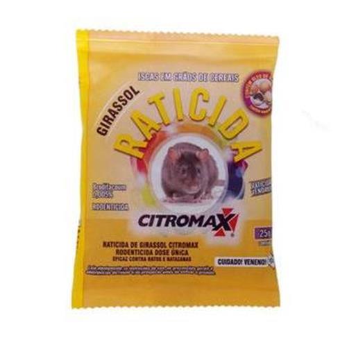 RATICIDA CITROMAX GIRASSOL 25G
