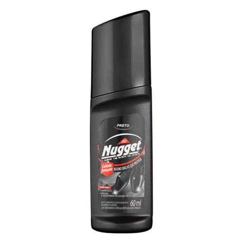 POLIDOR DE SAPATO LÍQUIDO PRETO NUGGET 60ML