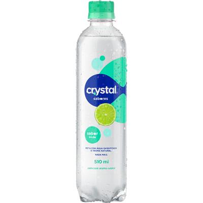ÁGUA GASEIFICADA SABOR LIMÃO CRYSTAL 510ML