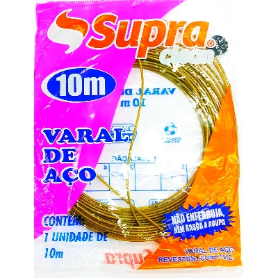 CORDA DE AÇO PARA VARAL SUPRA CLEAN 10M